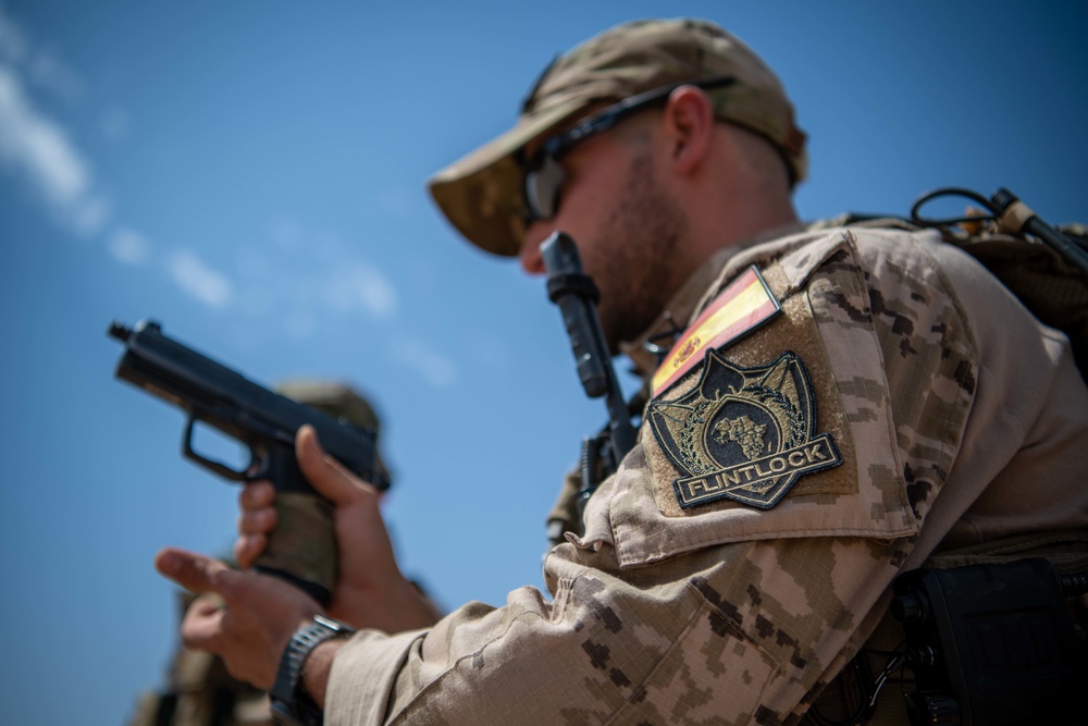 FLINTLOCK 20 Atar Air Base Weapons Training