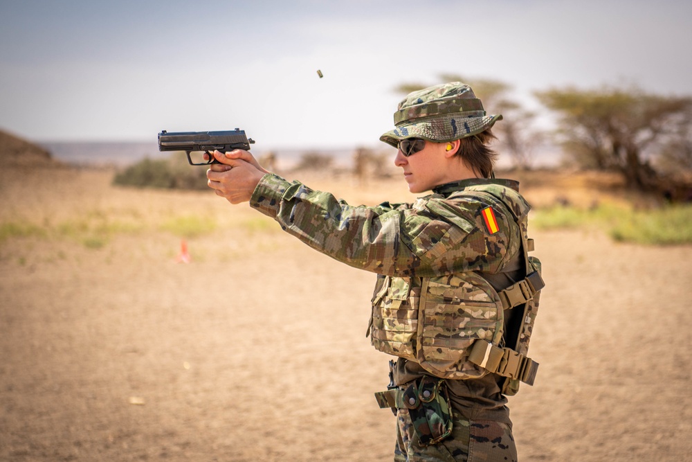 FLINTLOCK 20 Atar Air Base Weapons Training