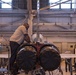 Civilian Contractor repairs a T-38 Talon