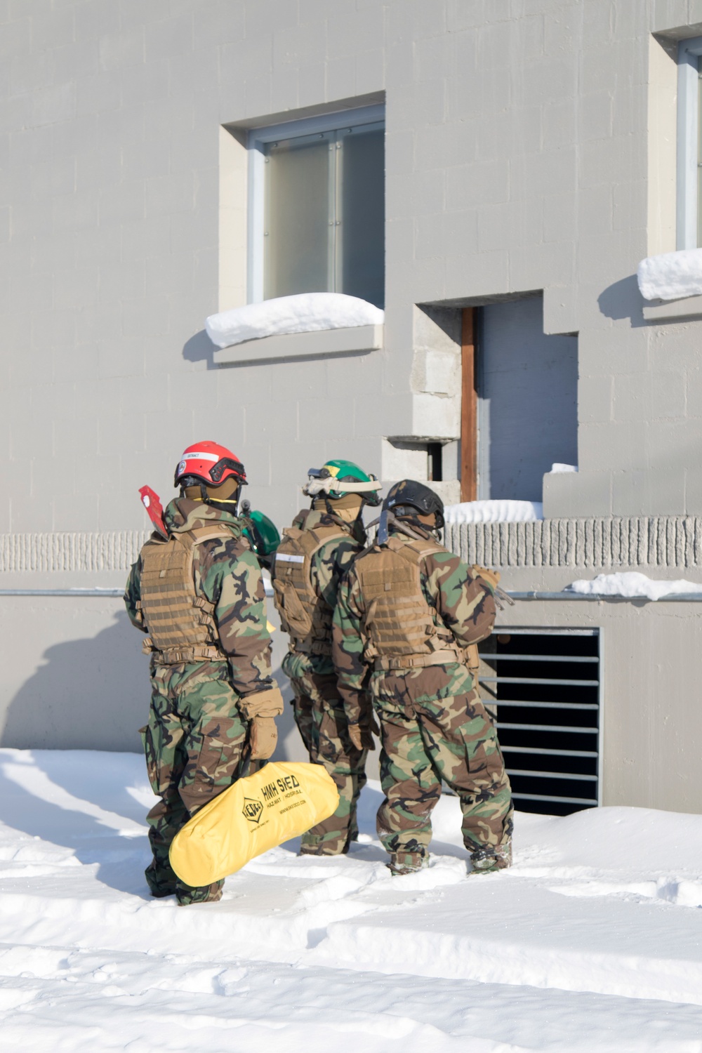 Multiple agencies participate in search and extraction during exercise Arctic Eagle 2020