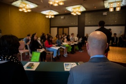 Students from Iwakuni Middle School share their artistic abilities