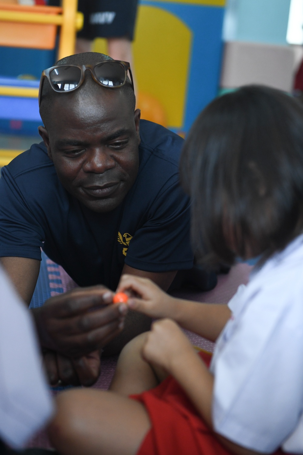 USS Blue Ridge and 7th Fleet Sailors Volunteer at Pattaya Orphanage and Father Ray Foundation