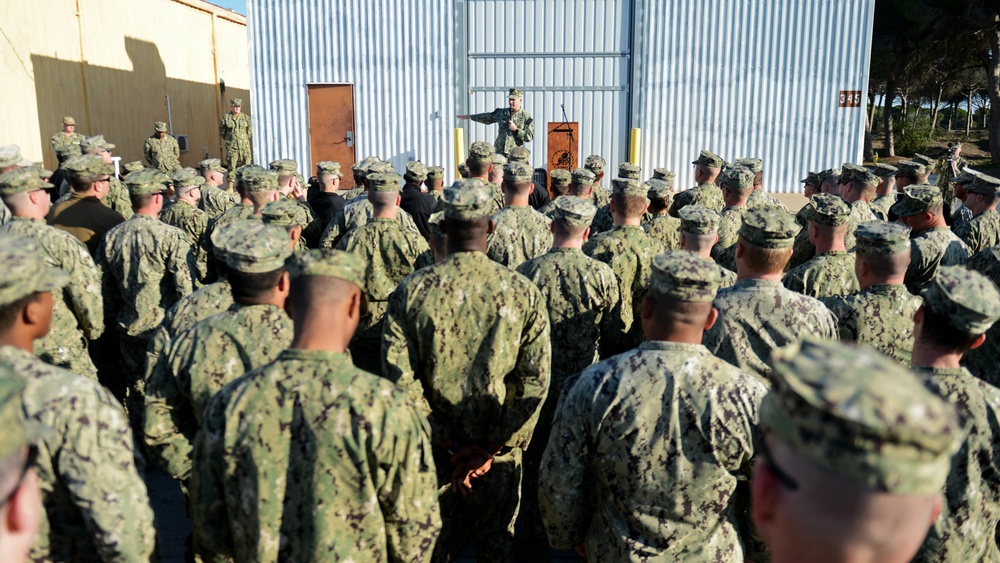 MCPON Visits NMCB 1