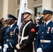 Joint Service Color Guard Prepare for Honors Cordon with SecDef &amp; ROK