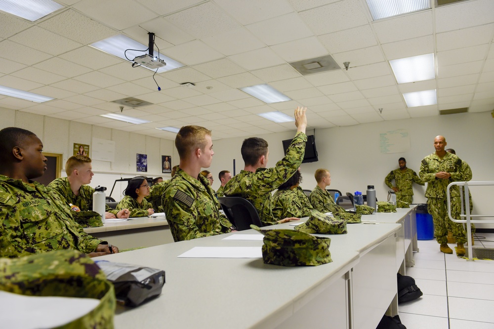 IWTC Corry Station Sailors Attend a Life Skills Course