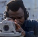 Sailors stand watch during sea and anchor detail