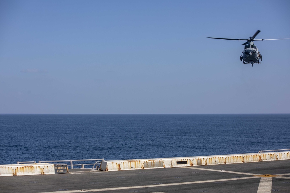 New York takes part in flight operations