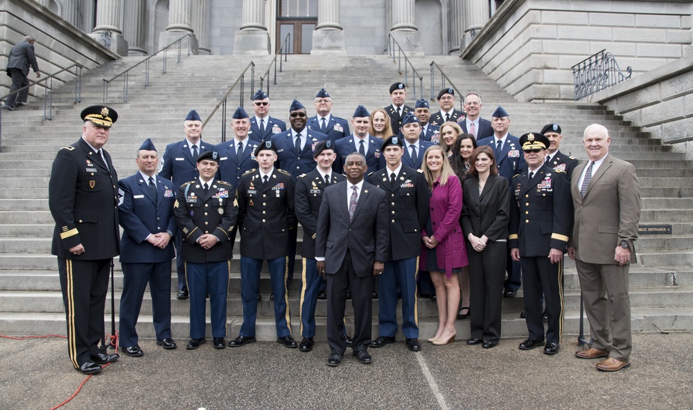 South Carolina National Guard participates in Military Department Day at State House