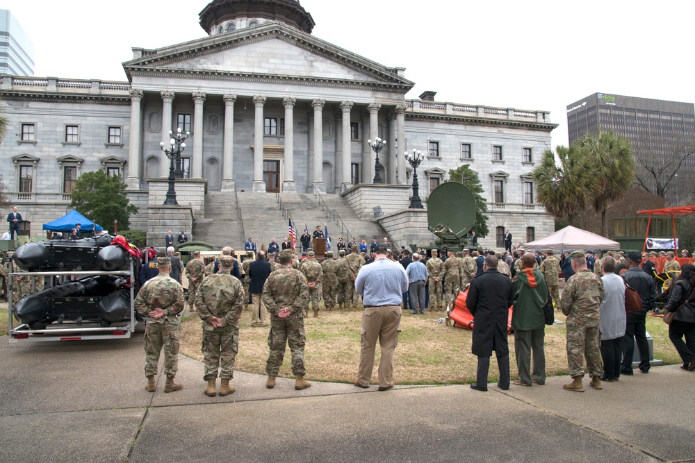 South Carolina National Guard participates in Military Department Day at State House