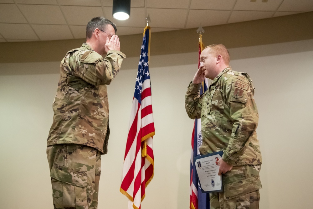 SMSgt Michael J. Coughenour Promotion