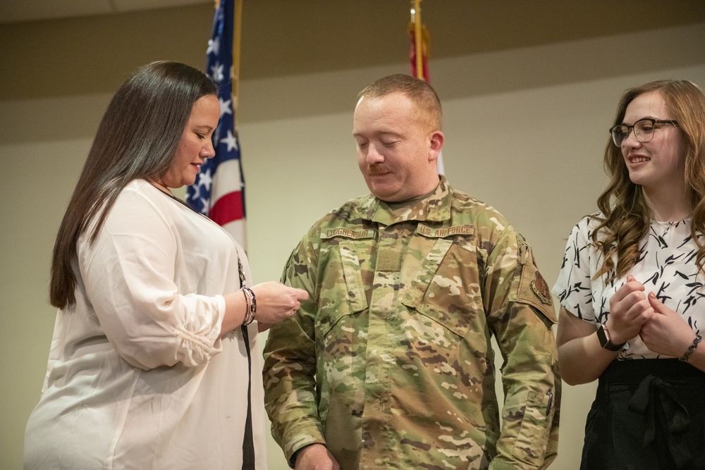 SMSgt Michael J. Coughenour Promotion