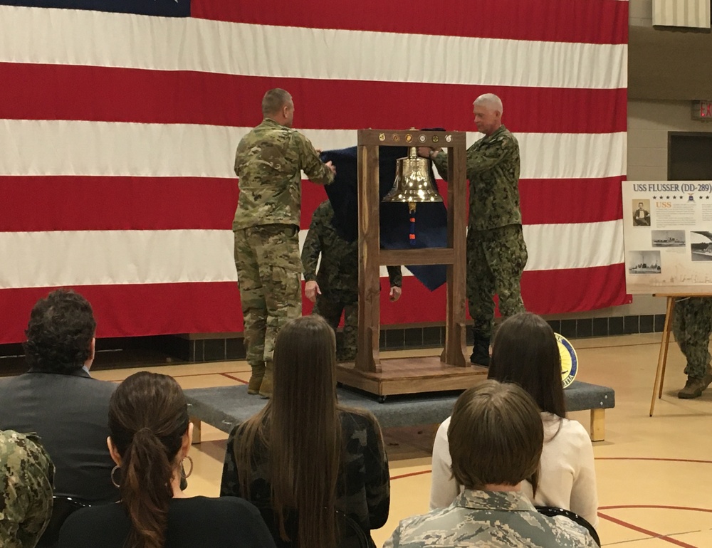 NY Naval Militia Rededicate Bell of USS Flusser after 100 years