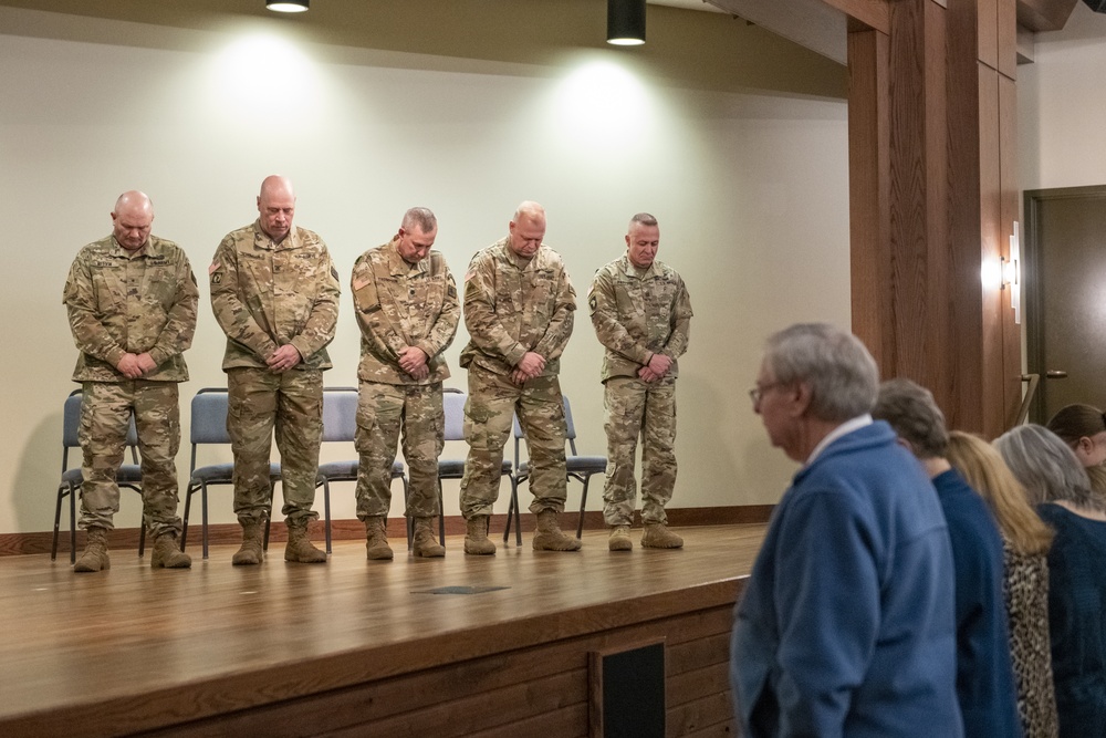 Lt. Col. Charles K. Thompson Retirement Ceremony