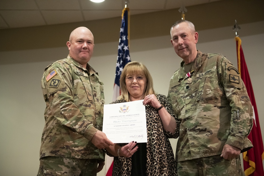 Lt. Col. Charles K. Thompson Retirement Ceremony