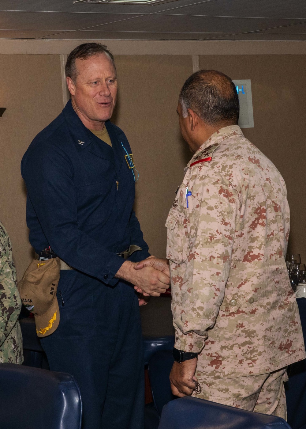 Kuwait Naval Forces visit USS Bataan