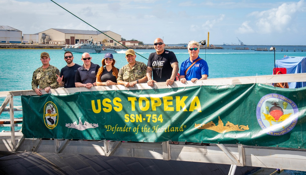 USS Topeka Hosts Pro Mixed Martial Arts Athletes