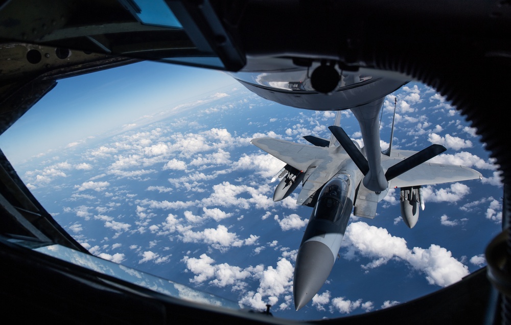 KC-135 Stratotanker Refuels the Fight during Cope North 20