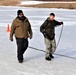 CWOC students take icy plunge for cold-water immersion training at Fort McCoy