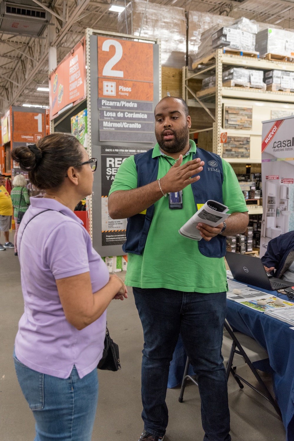 FEMA Mitigation Booth at Home Depot in Mayagüest