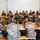 1st Infantry Division command sergeant major meets with troops while in Poland