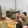 1st Infantry Division command sergeant major meets with troops while in Poland