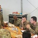 1st Infantry Division command sergeant major meets with troops while in Poland