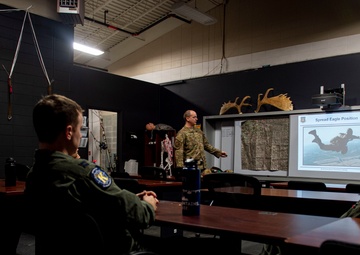 Emergency parachute training refreshes, assess aircrew