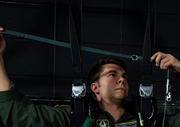 Emergency parachute training refreshes, assess aircrew