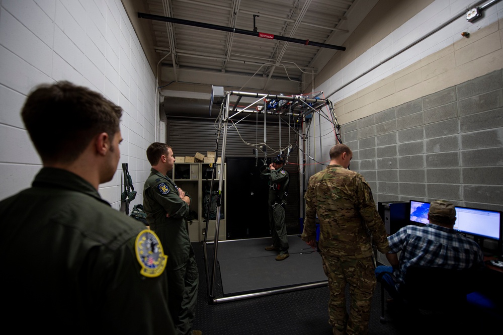 Emergency parachute training refreshes, assess aircrew