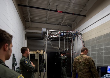 Emergency parachute training refreshes, assess aircrew