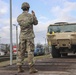 15th BSB loads vehicles at Skwierzyna railhead