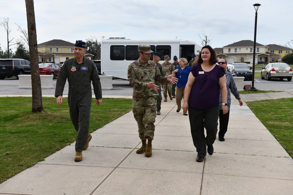 Commander of Air Combat Command visits Tyndall AFB