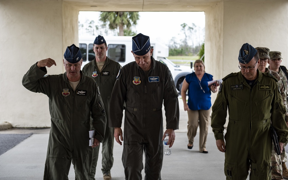 Commander of Air Combat Command visits Tyndall AFB