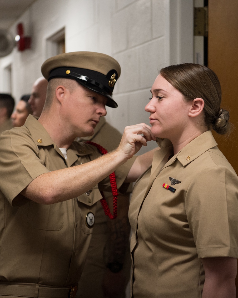 200226-N-TE695-0004 NEWPORT, R.I. (Feb. 26, 2020) -- Naval Science Institute Seaman-to-Admiral (NSI/STA-21) conducts a uniform inspection