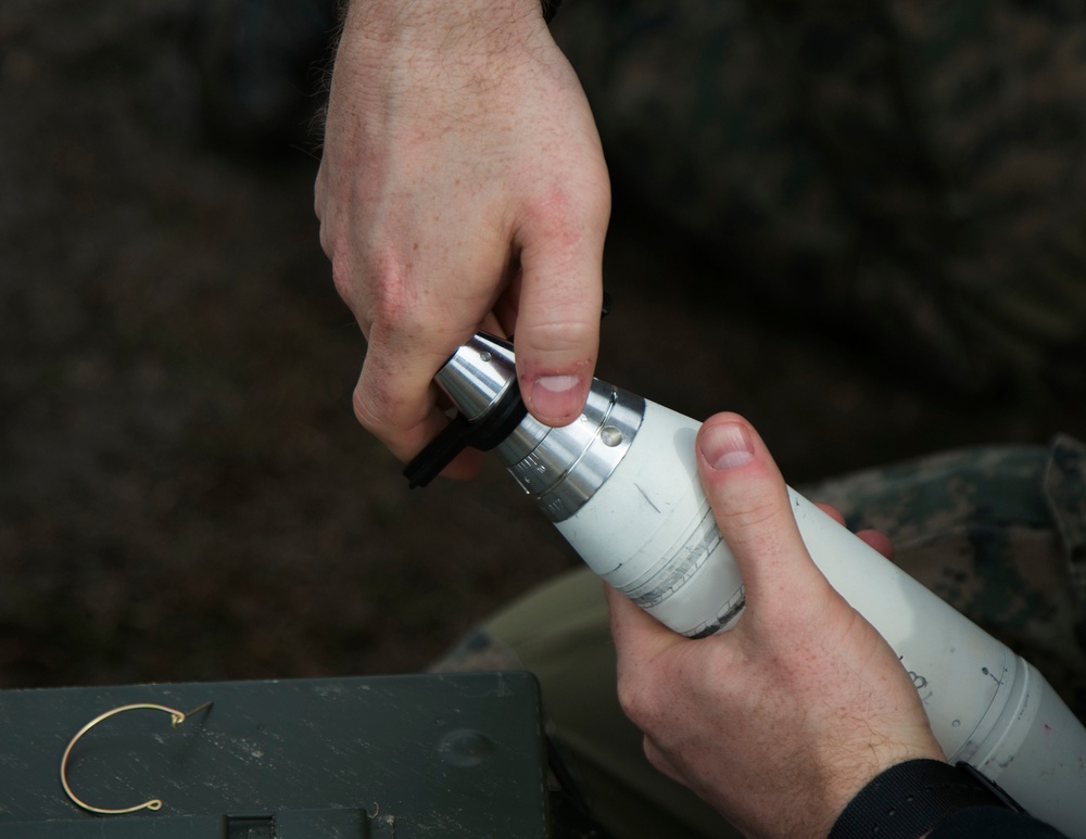 Marine Raider instructors sustain mortar firing skills