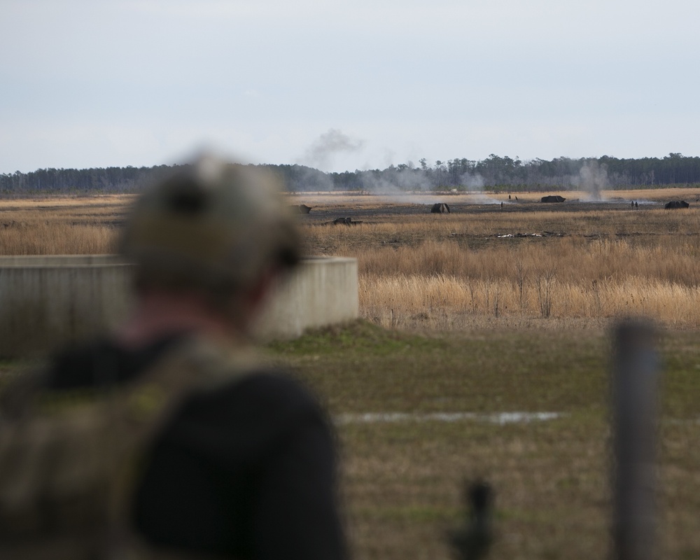 Marine Raider instructors sustain mortar firing skills