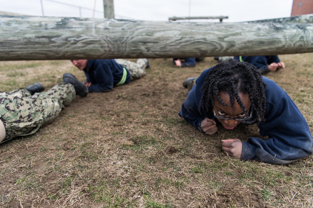 200225-N-TE695-0022 NEWPORT, R.I. (Feb. 25, 2020) -- Navy Officer Candidate School conducts battle drills