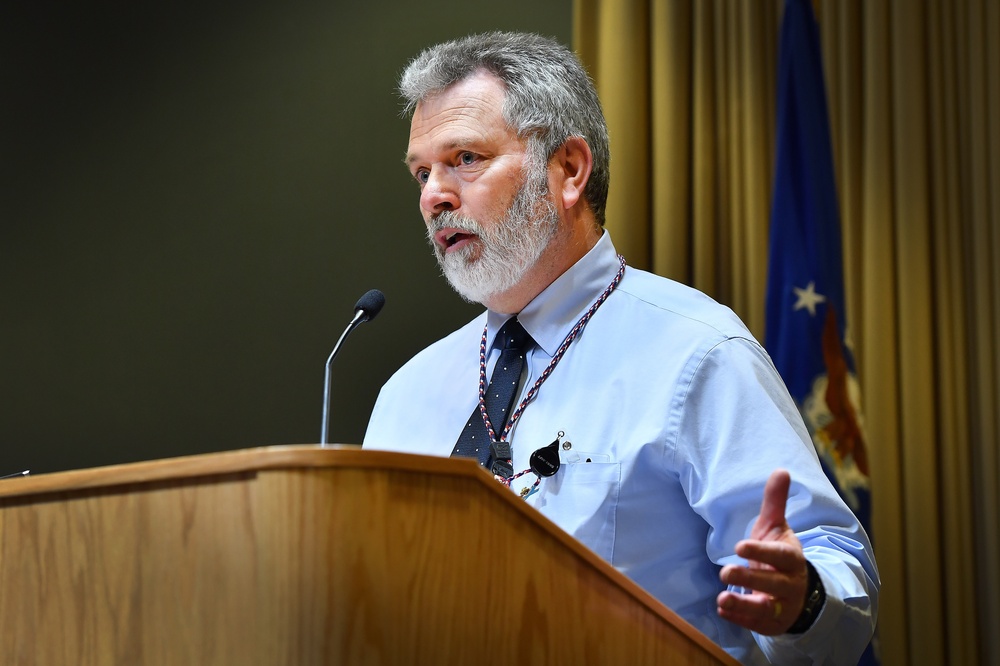 50th Space Wing’s senior civilian hosts town hall