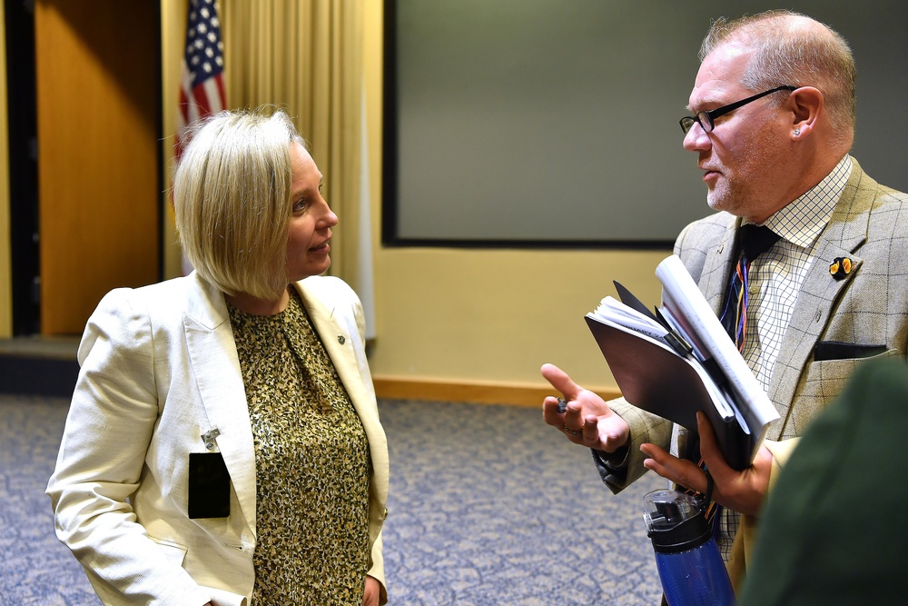 50th Space Wing’s senior civilian hosts town hall