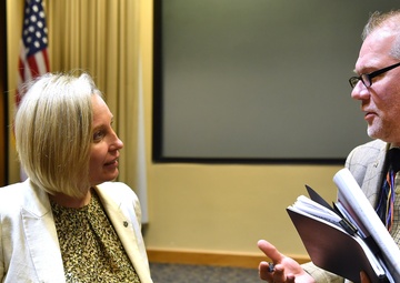 50th Space Wing’s senior civilian hosts town hall