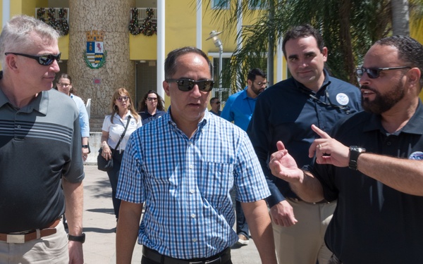 VIP Visit to Tour Guánica Earthquake Damage