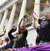Keesler attends local Mardi Gras parade