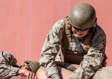 FMTB sailors conduct casualty assessment drills in the field