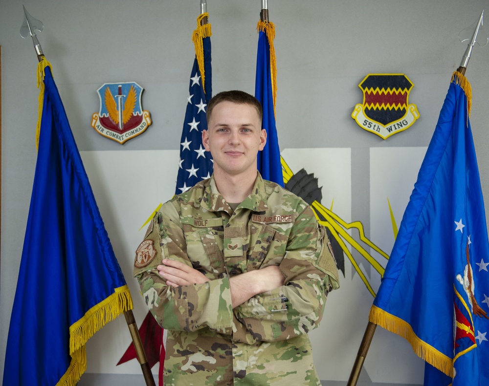 SrA James Wolf Airman of the Week