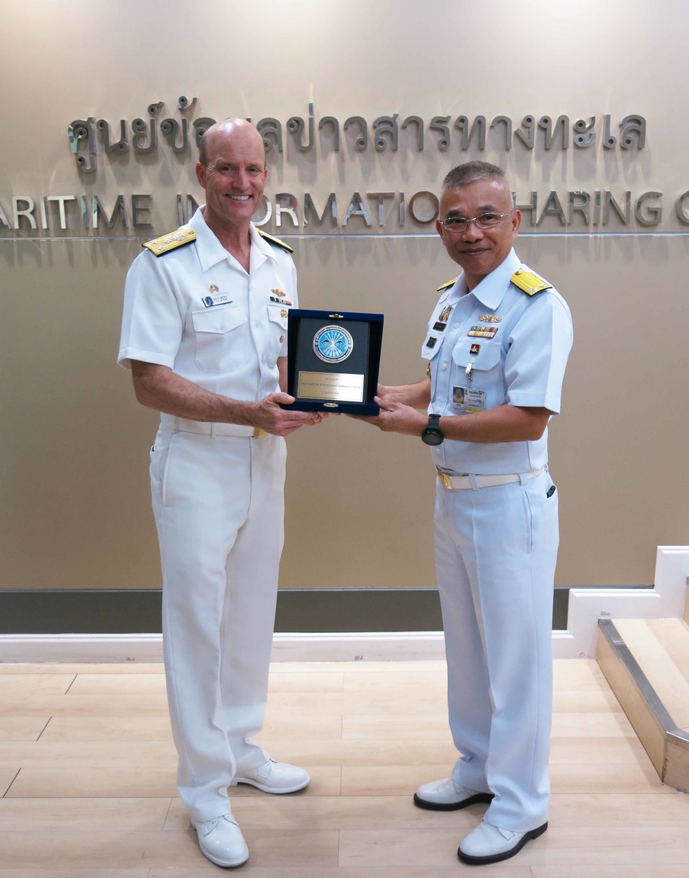 Commander, U.S. 7th Fleet Vice Adm. Bill Merz met with Adm. Sittiporn Maskasem, the Royal Thai Navy’s Chief of Staff