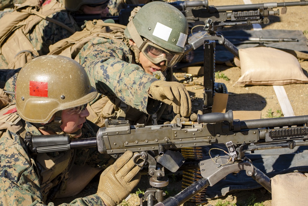 ITB Marines qualify with M240B