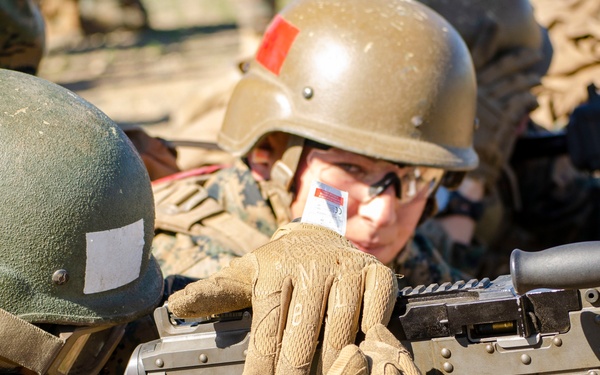 ITB Marines qualify with M240B