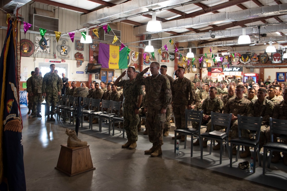 Memorial Service for Pfc. Walter Lewark