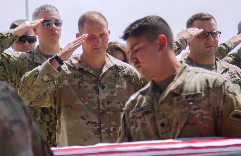 Dignified Transfer for Pvt. Walter Lewark