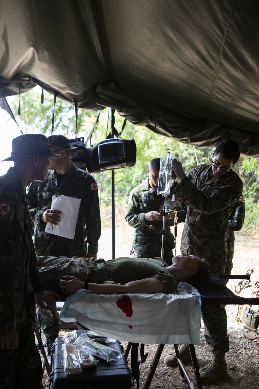 Cobra Gold 20: US, Royal Thai sailors conduct whole blood transfusion training